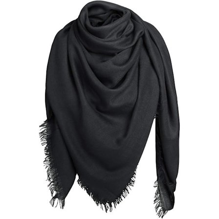 Kvinners bomulls-sjal i firkantet form for høst og vinter