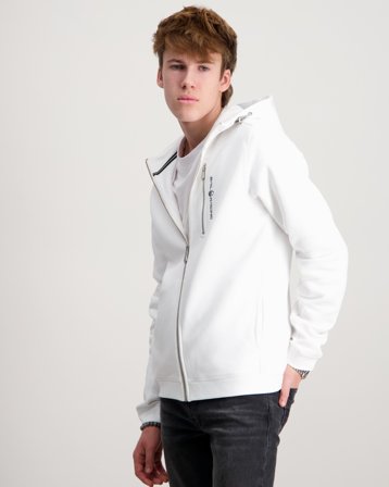 Sail Racing JR BOWMAN ZIP HOOD Biały Bluzy z kapturem Chłopiec - Kids Brand Store