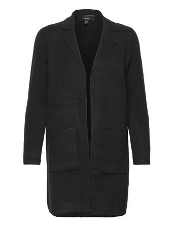 Vmtasty Fullneedle Ls New Coatigan Black Vero Moda