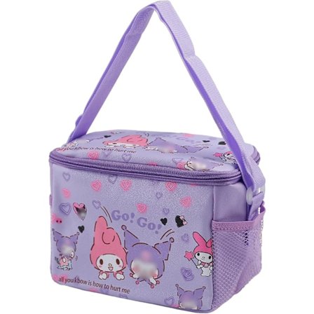 Tegneserie Katt Matpakkepose Katt Matpakkeholder Lag Katt Katt Isolerende Matpakke Kjølepose for Kvinner Arbeid PiknikLB Kuro-1