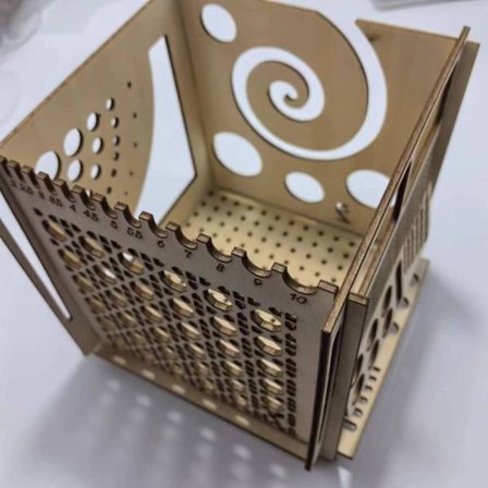 Garnskål i trä Stickskål UTAN TILLBEHÖR UTAN