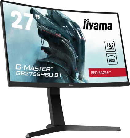 iiyama G-MASTER Red Eagle GB2766HSU-B1 - LED-skjerm - kurvet - Full HD (1080p) - 27" - HDR