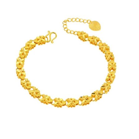 24K Guld FILLED gulddoublé armband 215*6mm