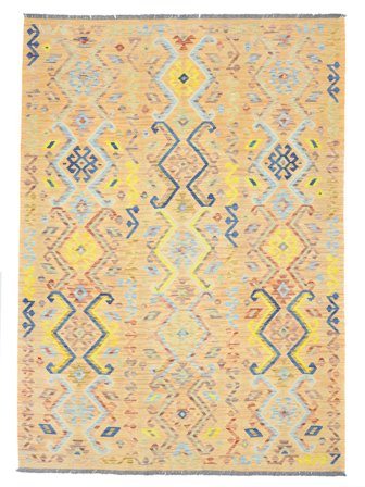 Kilim Afghan Old Style Tappeto 162X224 Lana