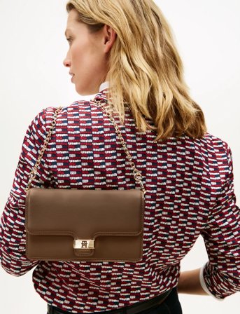 Tommy Hilfiger Th Heritage Clutch - Brown - ONE SIZE