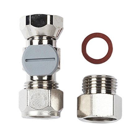 IDO Z6404900001 Avstängningsventilsats för WC, Badrum