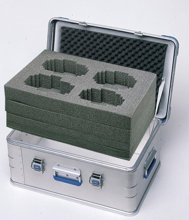 Zarges 40735 Inredningsset för aluminiumboxar Till box: 245690-245694, 245686, 245687, Garageinredning & förvaring