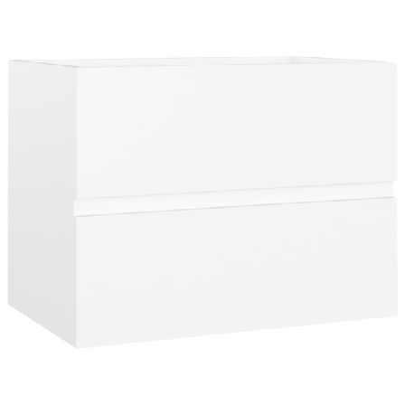 Vidaxl Tvättställsskåp Vit 60x38,5x45 Cm Spånskiva Vit