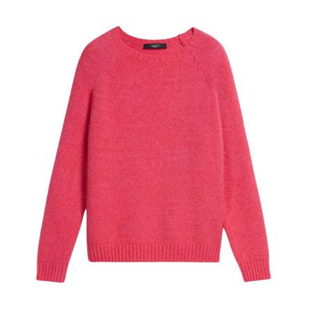 Max Mara Weekend Round-neck Strik Pink, Dame Striktrøjer