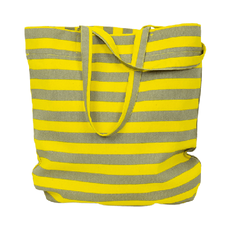 A World of Craft Väska Gul/Grå Textil Gul 35x40cm