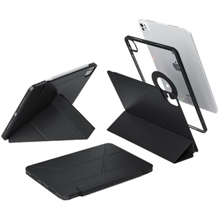Y-Fold Roterande Tablettfodral för Pro 234 11 tum (20/21/22) - Svart