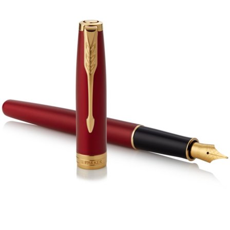 Sonnet Red/Gold Fountain pen Medium