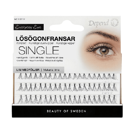 Depend Lösögonfrans Charm Lösögonfransar & färgning Unisex Svart ONESIZE