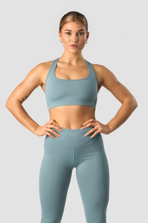 ICANIWILL - Classic Sports Bra Steel Blue - Urheiluliivit - Naiset - Treenivaatteet ICIW:ltä