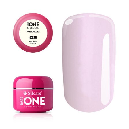 Base one - Metallic - Pearl pink 5g UV gel