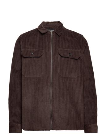 Myles Cord Overshirt Brown Clean Cut Copenhagen