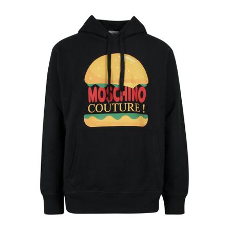 Moschino, Sweatshirt A17240228 Czarny, Mężczyzna, Rozmiar: S