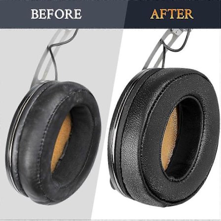 Ersättnings öronkuddar i lammskinn kompatibla med Sennheiser Momentum 2.0 M2 HD1 trådlösa over-ear hörlurar
