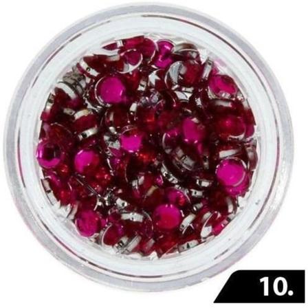 Zirkonikivet (lasi) - 3 mm - 200 kpl - 10 Purple