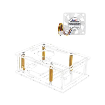 Deksel for RPI 5 med valgfri kjølevifte Varmeavledningskabinett Klar