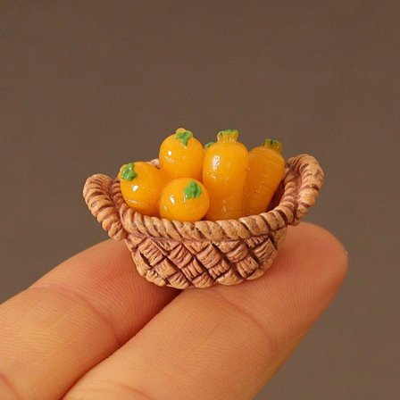 Dukkehus-simulering Grønnsak Gulrotkurv 2 2