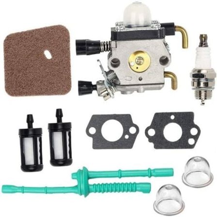 C1q-s97 Förgasare Luftfilter Bränsle Kit Stihl FS38 FS45 FS46 Fs46 C Fs45 C Fs55 C Fs55 Fs55r Trimmer Fs55rc Km55 C Kombi