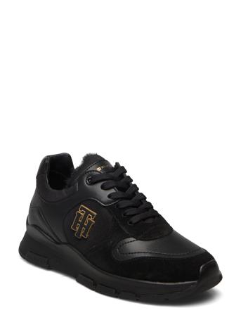 Th Warmlined Runner Sneaker Låga Sneakers Svart Tommy Hilfiger