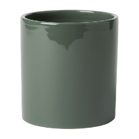 Åhléns Home Kruka i stengods TAGE 13,5 cm Dekoration Grön ONESIZE