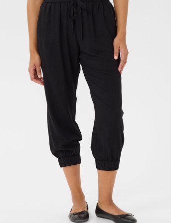 Kaffe Kamilia Capri Pants - Black - 36