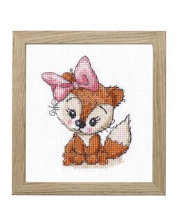 Broderipakke Bilde Lille reven - Oven