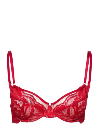 Bra New Wire Elsa Lace Red Lindex