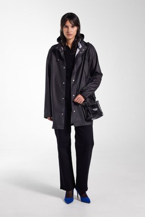 Stockholm Lightweight Raincoat Black