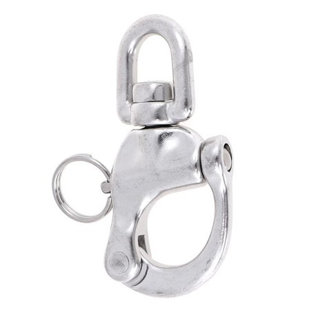 Rostfritt stål Quick Release Båtkedja Shackle Swivel Snap Ho
