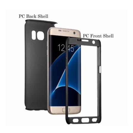 Praktiskt Skyddsfodral För Galaxy S6 Edge (2 Delar) Guld