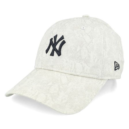 New Era - MLB Beige unconstructed Keps - New York Yankees Womens Animal 9TWENTY Light Terracota/Black Dad Cap @ Hatstore
