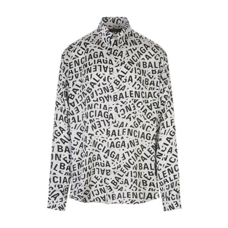 Balenciaga Casual Shirts , Wit , Heren , Maat: M