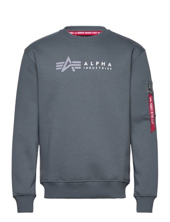 Alpha Industries Alpha Label Sweater Grå