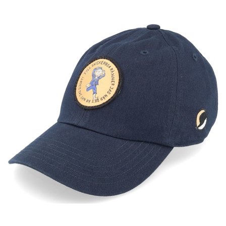 Emil I Lönneberga - Ble unconstructed Czapka Z Daszkiem - "Kids Emil Snickerboa Circle Navy Dad Cap " @ Hatstore