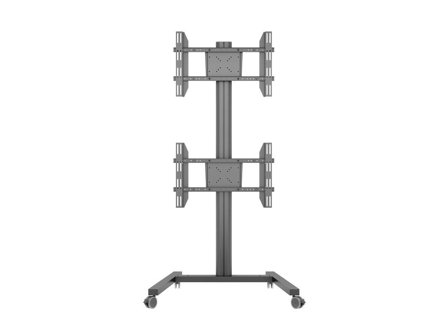 Multibrackets M Display Stand 180 Dual Vertical - vogn - for 2 LCD-skjermer - svart