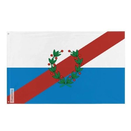 Flag - La Rioja - 120 x 180 cm - Polyester - Trykt foran/bag - Metal øjer