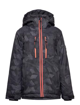 Nendaz Jkt Jr Outerwear Snow/ski Clothing Snow/ski Jacket Sort Five Seasons