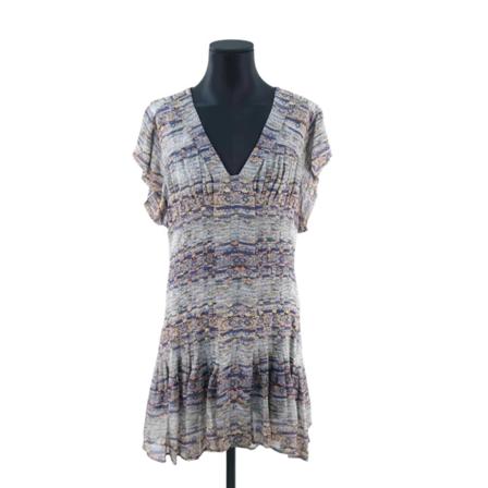 Isabel Marant Pre-owned, Pre-owned Silk dresses Grijs, Dames, Maat:M