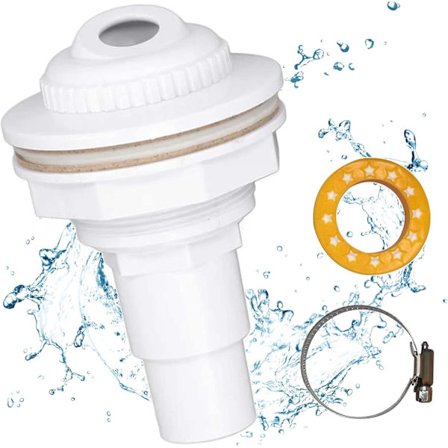 Returmunstycke för pool, Inloppsmunstycke för pool med 38/32 mm slangände, Returmunstycke Inloppsmunstycke för pool