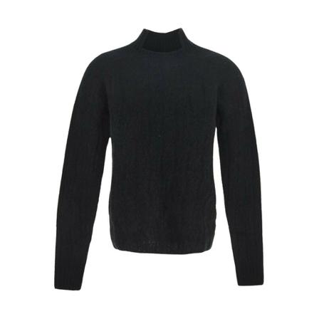 Drumohr Round-neck Strik Sort, Dame Striktrøjer