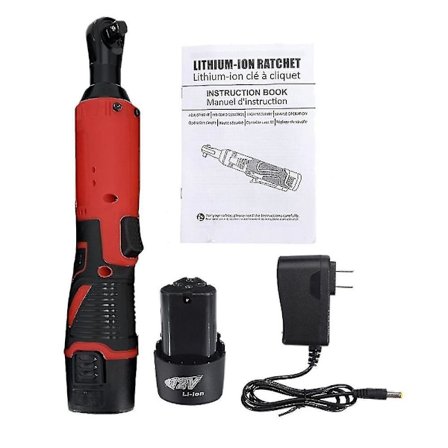 Sladdlös elektrisk vinkelnyckel 3/8' 12v 90 65nm höger spärr