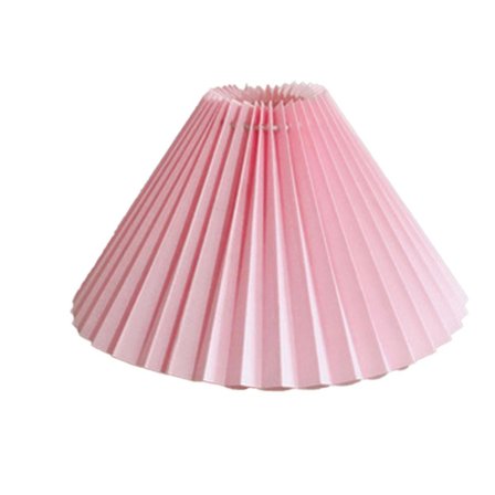 Plisserad lampskärm E27 Ljusskydd Japansk stil Tyg Bordslampa Takdekor (Rosa)_OF