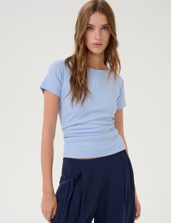 My Essential Wardrobe Mandymw Tee - Blue - XL