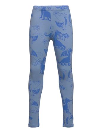 Leggings Dragon Aop Leggings Blå Lindex*Betinget Tilbud