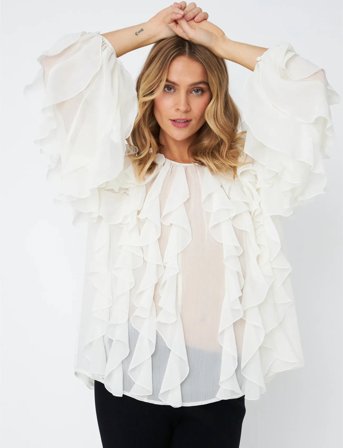 crās Ryacras Blouse - Cream - 34