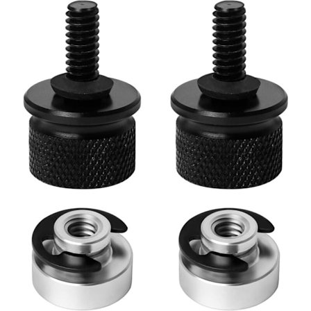 Monteringsskruvsats Säte Harley Davidson Sits Skruvar Sits Monteringsbult Motorcykel Bakre Monteringsskruvar för Motorcykel Aluminiumlegering Svart